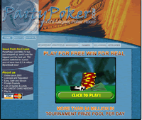 Шаблон сайта PartyPoker